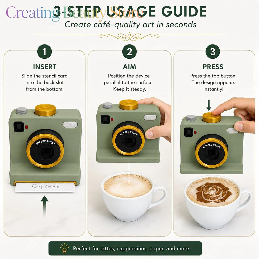 Foamly Latte Art Camera
