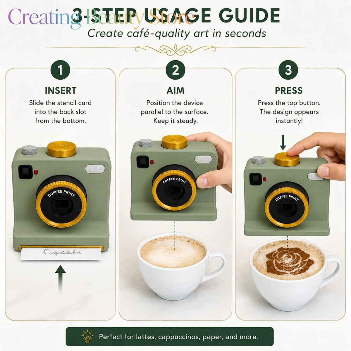 Foamly Latte Art Camera